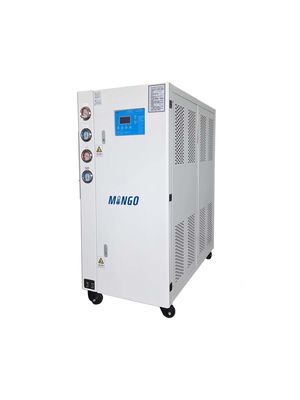 Bom preço. Chiller industrial de refrigeração por água de 8 HP Capacidade de refrigeração 24,85KW/Hr Tubos e conchas on-line