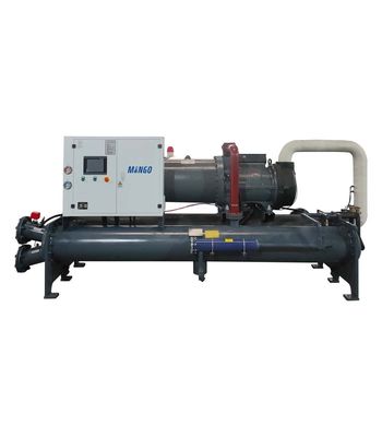 Bom preço. Refrigerador industrial refrigerado a água 550HP 550KW/Hr para instalações de fabrico on-line