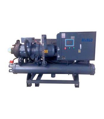 Bom preço. Refrigerador a parafuso com refrigeração por água e eficiência energética 100HP Capacidade de refrigeração 100KW/h on-line