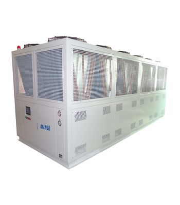 Bom preço. Compacto refrigerado a ar parafusos refrigerador 150HP 150KW Com ventiladores Alumínio Fin on-line