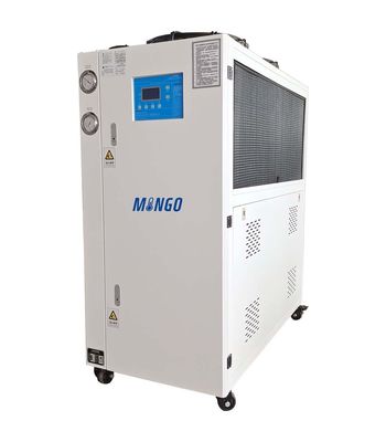 Bom preço. 4.86KW refrigerado a ar Chiller industrial 5HP 11990 Kcal Capacidade de refrigeração Controle de temperatura on-line
